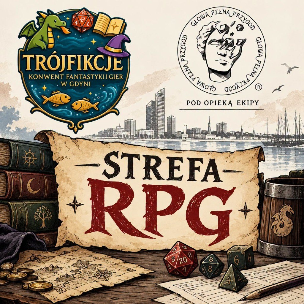 Grafika Strefy RPG na Trójfikcjach – pod opieką ekipy Głowa Pełna Przygód